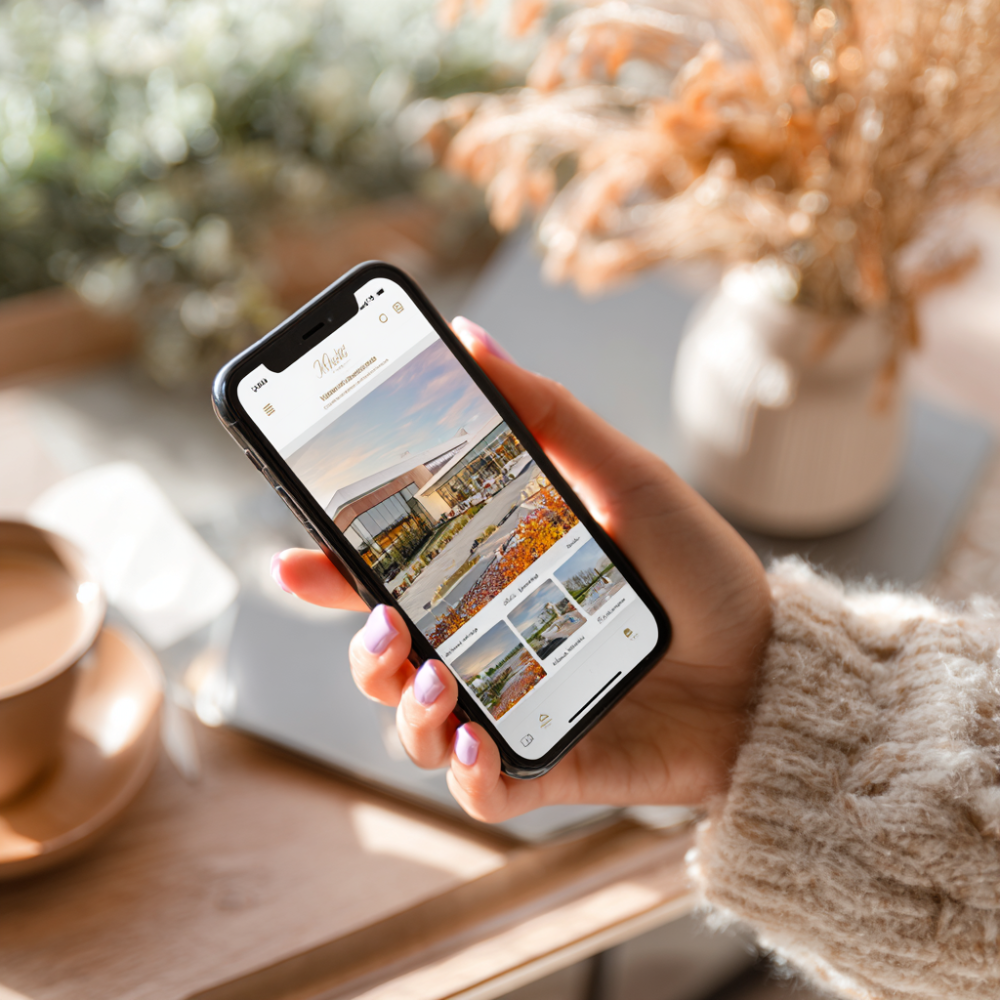 mano smartphone Realizzazione siti web Bergamo