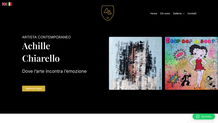 Home sito web artista contemporaneo bergamo alice perico (1)